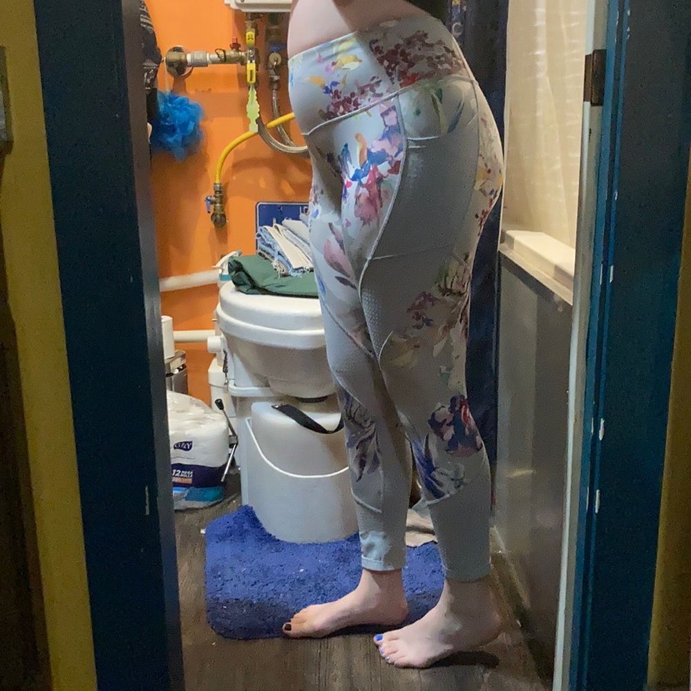 Floral Print leggings size 4